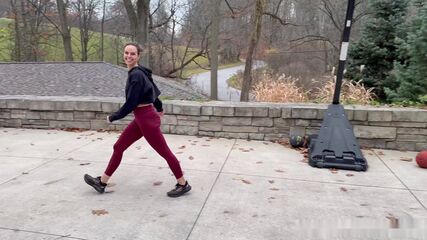 MILF Hotwife Takes Anal Standing